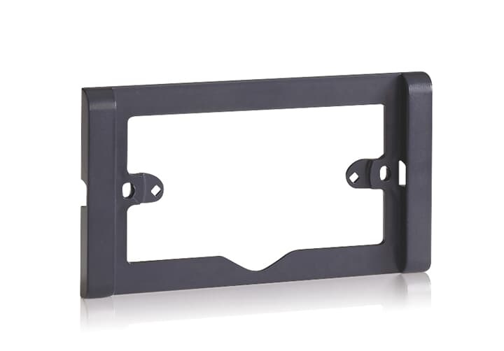 Adattatore 3 frutti interasse 83,5mm finitura grafite per impianti elettrici
