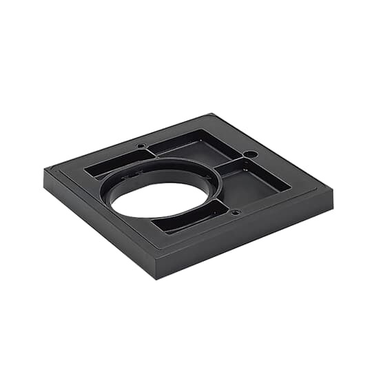 Supporto plastica colore grafite per fissaggio protezione scatole elettriche professionali