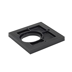 Supporto plastica colore grafite per fissaggio protezione scatole elettriche professionali