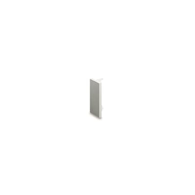 Testata chiusura 100x60 mm plastica bianca IP40 per alloggiamenti elettrici interni