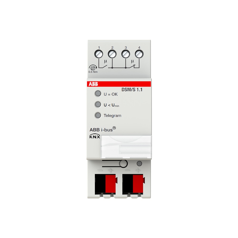 Modulo Diagnosi e Protezione DSM/S1.1 per Bus KNX con Indicatore LED e Contatto Cambio