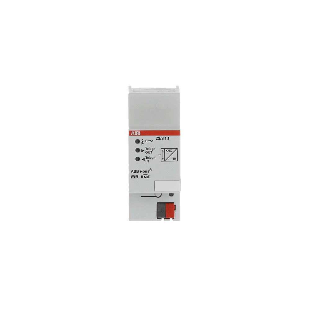 Modulo interfaccia contatori energia ZS/S1.1 con comunicazione KNX e porta infrarossi