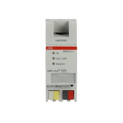 Router IP IPR/S3.1.1 per rete KNX, comunicazione Routing e Tunneling, alimentazione PoE/DC