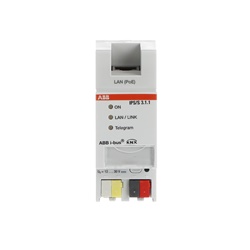 Interfaccia IP IPS/S3.1.1 KNXnet/IP per programmazione e connessione bus KNX Ethernet PoE/DC