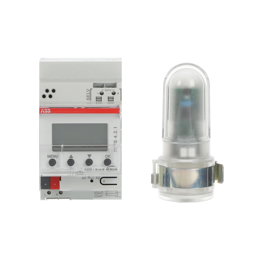 Sensore luce esterno HS/S4.2.1 interfaccia per controllo luminosità MDRC uso domotica
