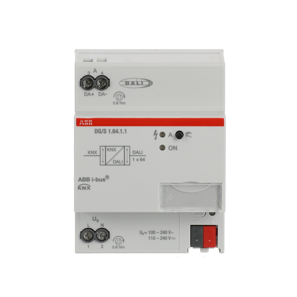 DALI Gateway 1 canale Basic controllo 64 dispositivi illuminazione KNX integrato