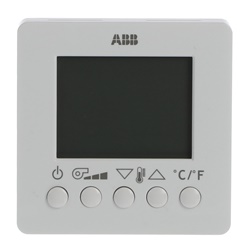 Termostato Fan Coil con Display LCD 5 Pulsanti Controllo Temperatura Ambientale Riscaldamento Raffreddamento
