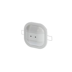 Sensore presenza KNX mini, rilevazione movimento e luminosità, controllo HVAC, montaggio a soffitto falso o superficie, programmazione IR, per automazione edifici
