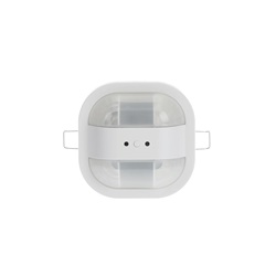 Rilevatore movimento KNX PIR Sky bianco con doppio canale, controllo luci, per controsoffitti e montaggio a superficie