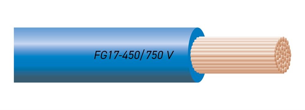 FG17 450/750V  1 X 16  BLU