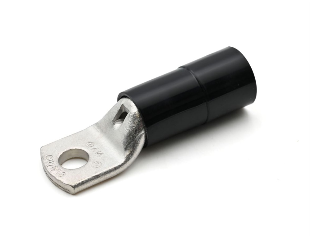 Capocorda ad occhiello isolato PA6.6 rame 70mmq vite M10 connessioni elettriche flessibili