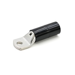 Capocorda ad occhiello isolato PA6.6 sezione 95mmq vite 8mm per conduttori rame flessibili uso elettrico