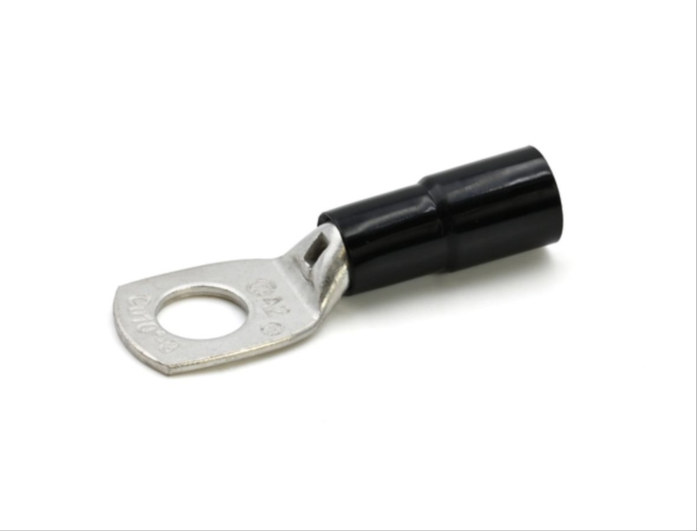 Capocorda ad occhiello isolato PA6.6 10mmq rame flessibile vite 12mm per connessioni elettriche precise