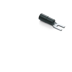 Capocorda isolato a forcella 10mmq in PA6.6 per conduttori rame vite 4mm cablaggio elettrico