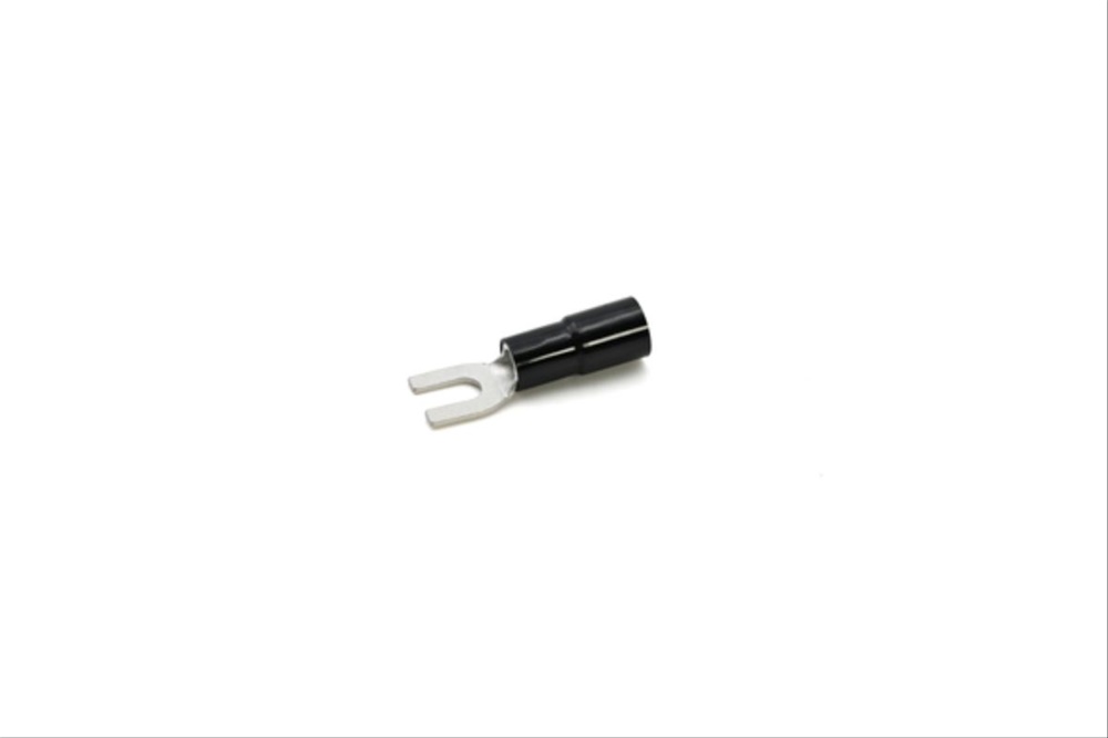 Capocorda isolato a forcella 10mmq in PA6.6 per conduttori rame vite 5mm uso elettrico industriale