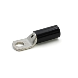 Capocorda isolato occhiello rame 120mmq flangia anulare nero elettrico flex classe 5