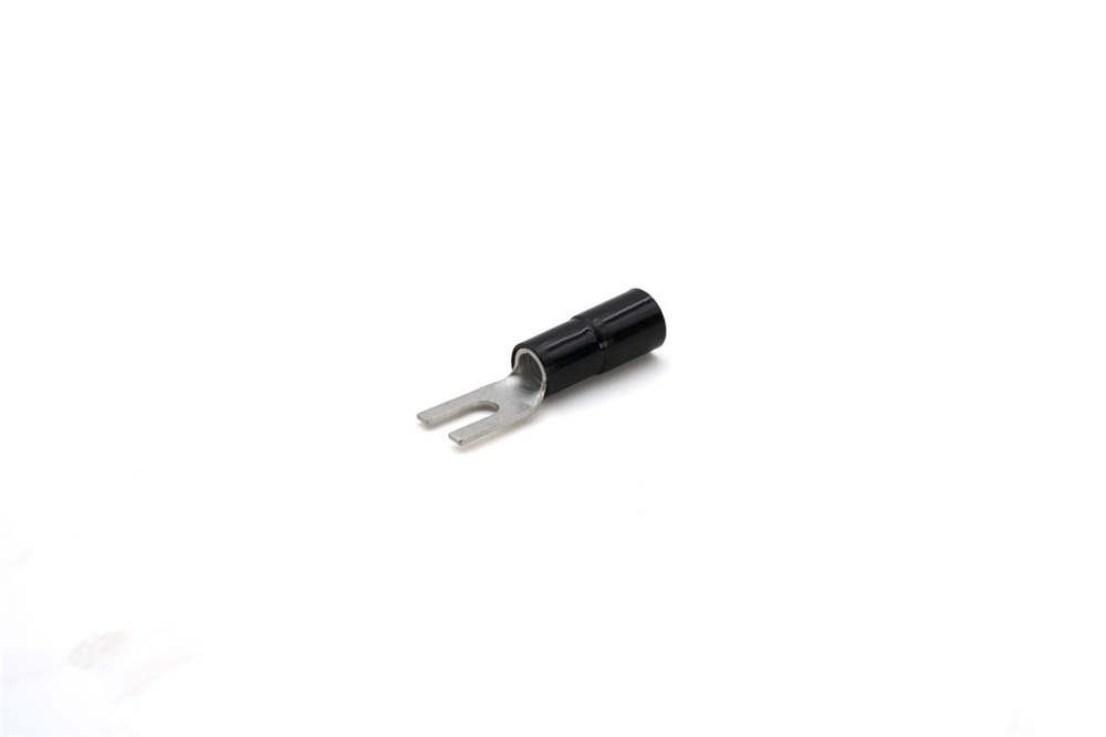 Capocorda isolato a forcella 16mmq rame preisolato PA6.6 vite 4mm per connessioni elettriche