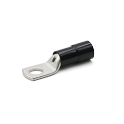 Capocorda isolato ad occhiello PA6.6 per conduttori rame rigidi 35mm² foro 12mm nero