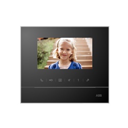 Monitor vivavoce 4,3 nero compatto per comunicazione e controllo indoor