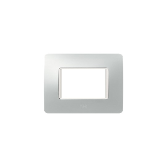 Placca incasso 3 moduli Xite Frame 3M finitura naturale chiara per impianti elettrici residenziali e commerciali