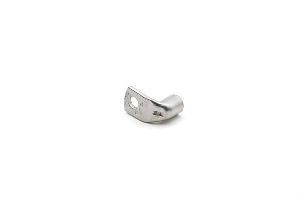 Capocorda rame 50mmq vite 10mm piegato 90° per connessioni elettriche