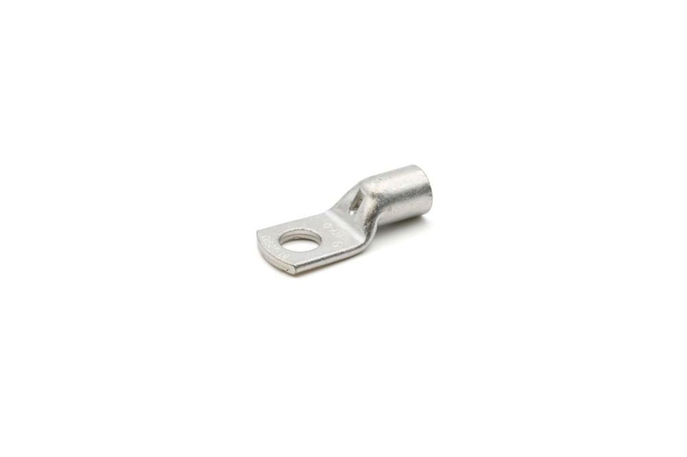 Capocorda ad occhiello rame sez. 50mmq vite 10mm per conduttori flessibili classe 5 applicazioni elettriche