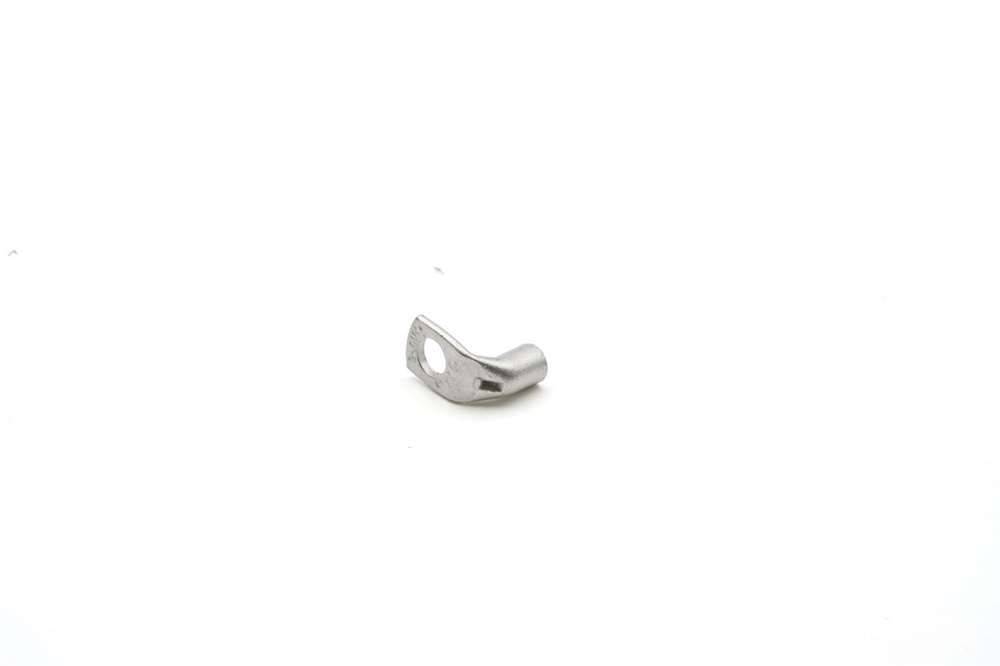 Capocorda occhiello piegato 90° rame 10 mmq vite 6 mm connessioni elettriche flessibili