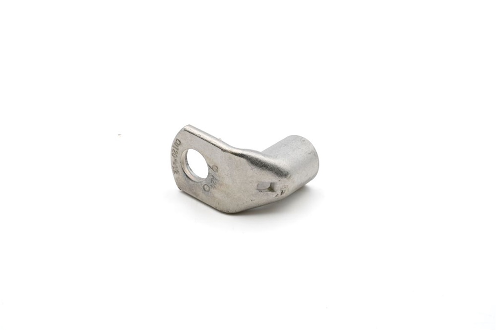 Capocorda rame 120mmq vite 12mm piegato 90° installazioni elettriche
