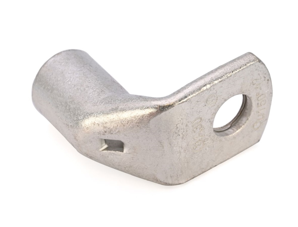 Capocorda rame 150mmq vite 12mm 90° installazione elettrica