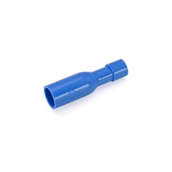 Innesto cilindrico femmina blu 5mm ottone isolato con spargitore per applicazioni elettriche professionali
