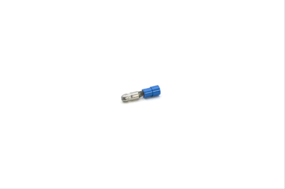 Innesto cilindrico maschio blu 5mm ottone isolamento PC per applicazioni elettriche