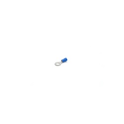 Capocorda blu ad occhiello vite 6mm per conduttori rame 1,5-2,5 mmq uso elettrico professionale