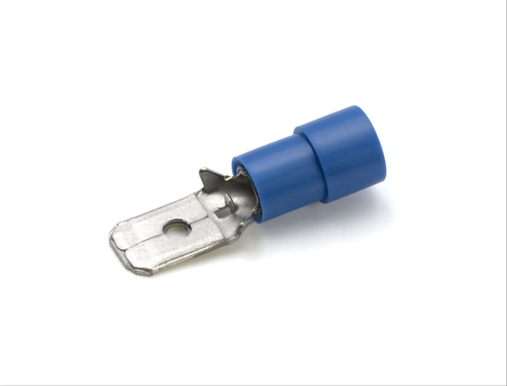 Innesto maschio blu 6,35x0,8 mm connettore piatto automazione