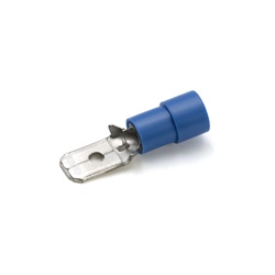 Innesto maschio blu 6,35x0,8 mm connettore piatto automazione