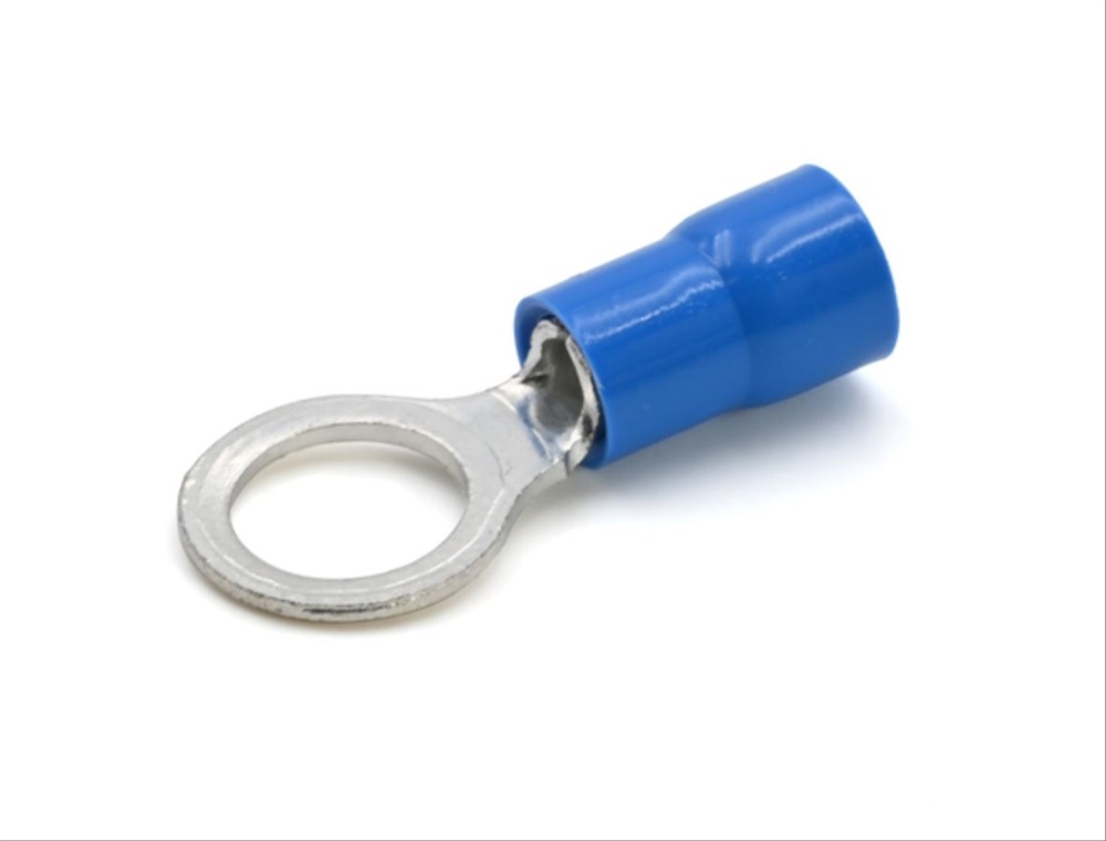 Capocorda blu occhiello vite 7mm connettore elettrico industriale
