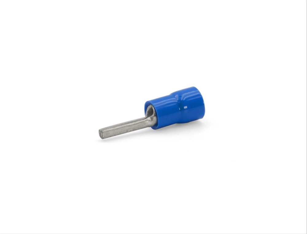 Capocorda blu punta tonda P10 preisolato PVC rame 1,5-2,5 mmq per elettrico
