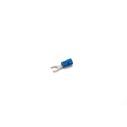 Capocorda blu forchetta preisolato PVC vite 4mm B 1,5-2,5 mmq per conduttori rame