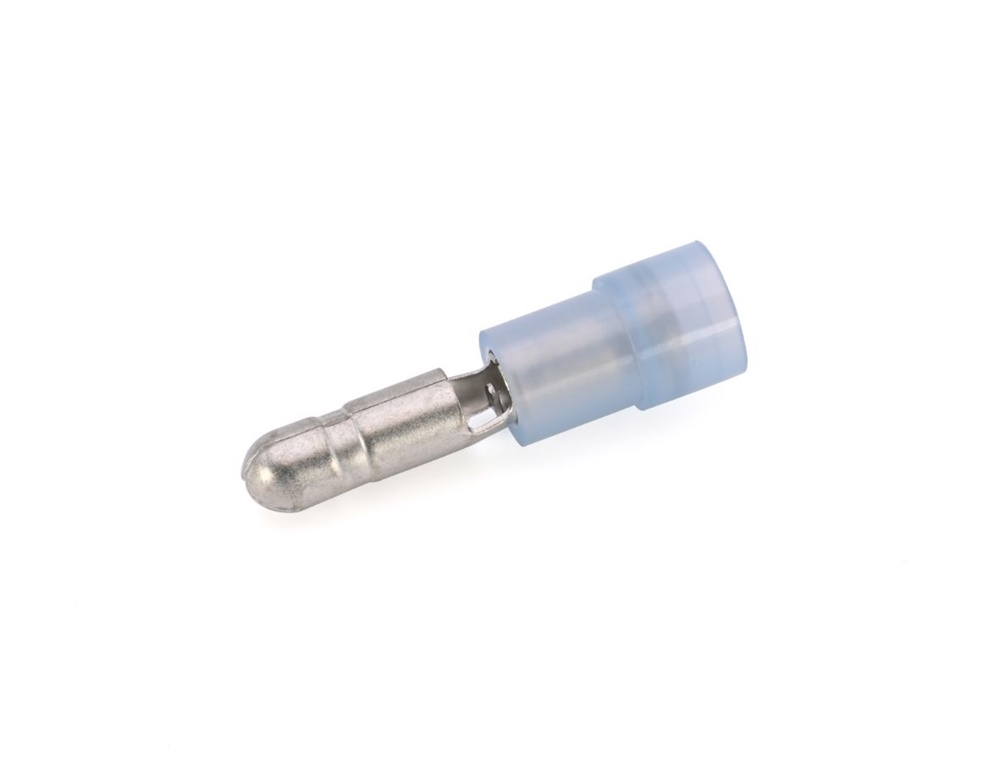 Innesto cilindrico maschio rinforzato rosso 4mm per elettrico