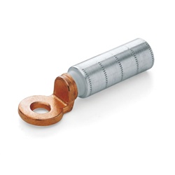 Capocorda bimetallico AL/CU occhiello per cavi alluminio/acciaio 150 mmq uso elettrico industriale