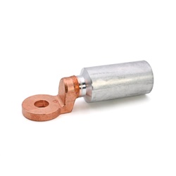Capicorda bimetallico AL/CU 185 mmq per cavi alluminio media tensione