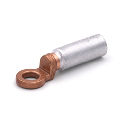 Capocorda bimetallico alluminio/rame occhiello per cavi alluminio 50mmq vite M12 media tensione