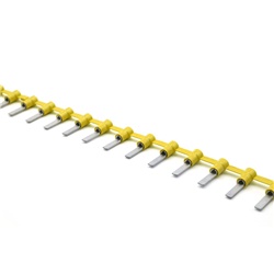 Capocorda concatenato giallo punta tonda preisolato policarbonato 4-6 mmq elettrico