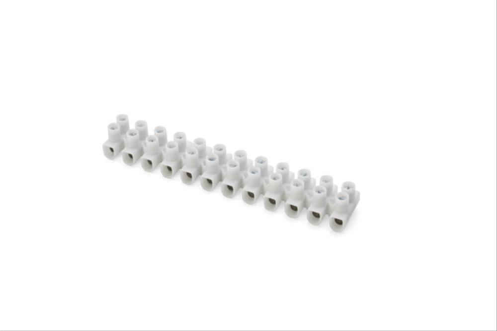 Morsettiera 12 poli polipropilene connessioni rapide impianti civili industriali 450V