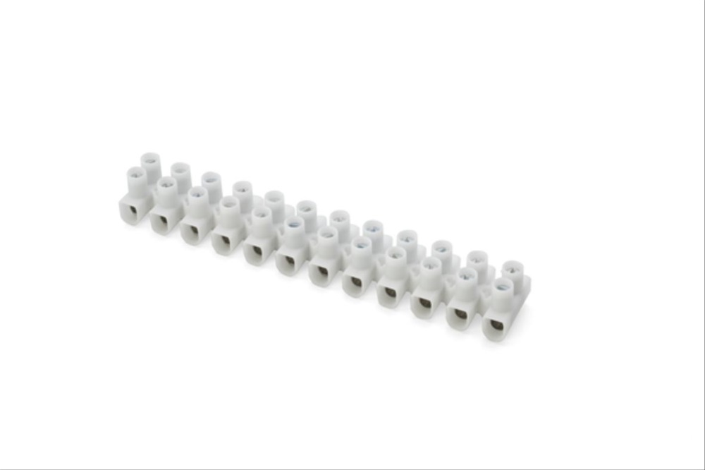 Morsettiera 12 poli polipropilene 1,5-2,5 mm² 450V impianti civili industriali