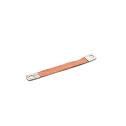 Treccia flessibile rame ETP 10mmq lunghezza 150mm collegamenti messa a terra quadri elettrici