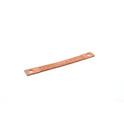 Treccia flessibile rame ETP 16mmq lunghezza 150mm per messa a terra quadri elettrici