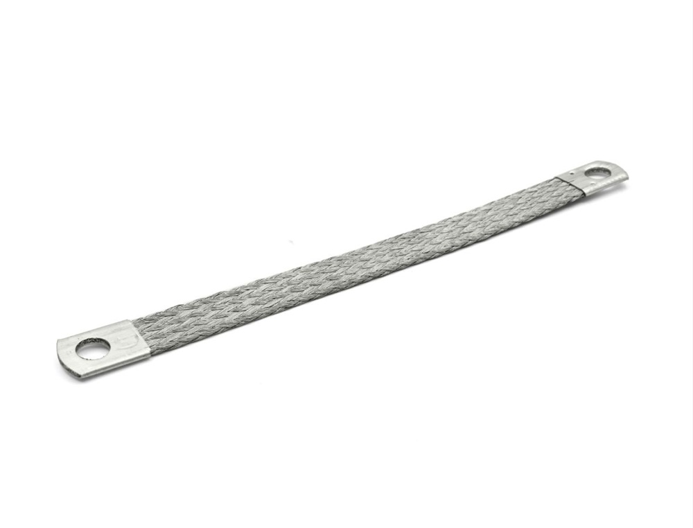 Treccia stagnata rame 16mmq 250mm messa terra quadri elettrici