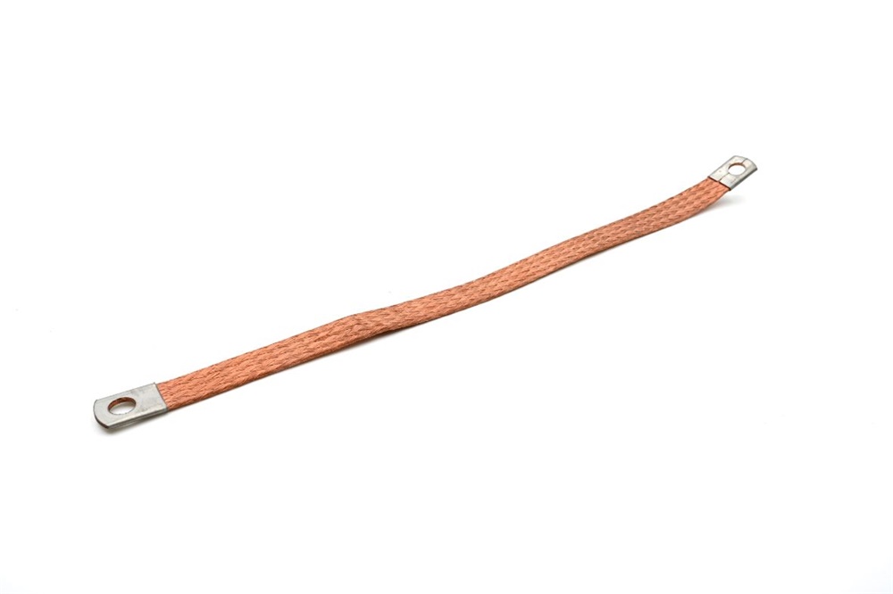 Treccia rame flessibile 16mmq 350mm messa a terra quadri elettrici