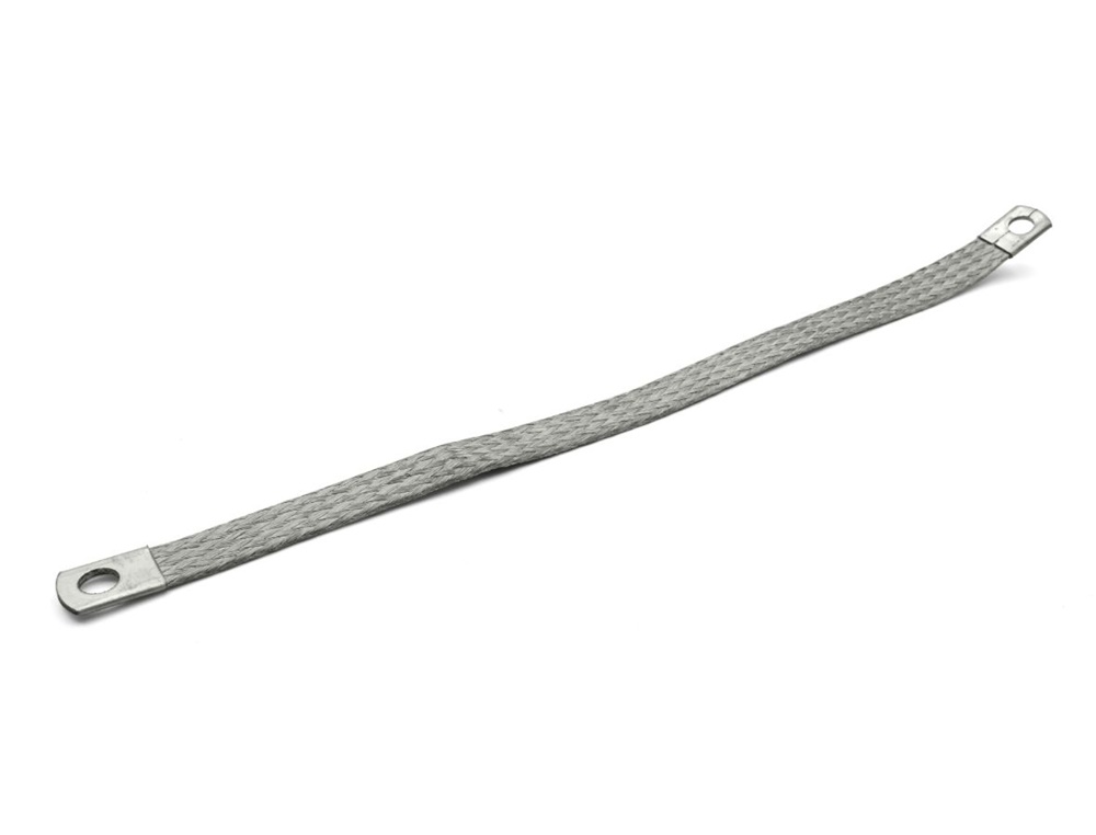 Treccia stagnata rame 16mmq lunghezza 350mm per quadri elettrici