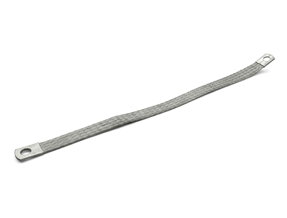 Treccia stagnata rame 16mmq 420mm messa a terra quadri elettrici